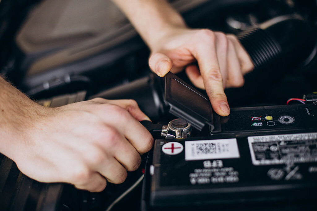 Mercedes check engine light - Battery reset
